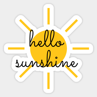 Hello Sunshine Sticker